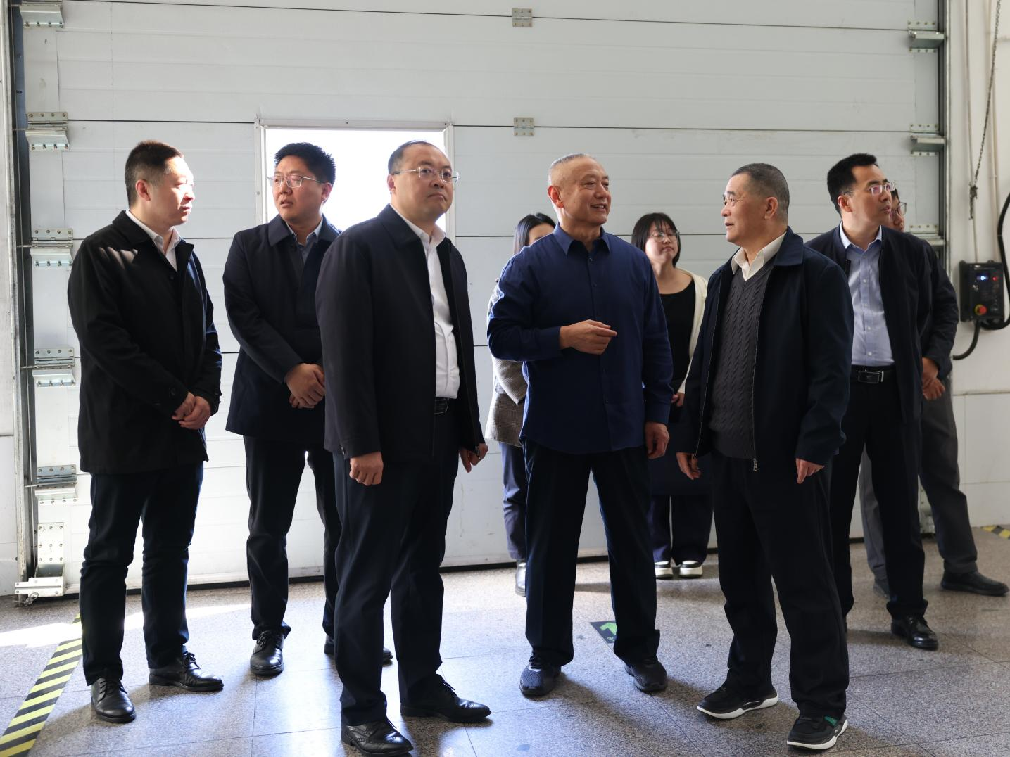 滨州市政府研究室副主任蔡新卿一行来山东EBET易博网站集团调研